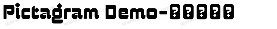 Pictagram Demo字体转换